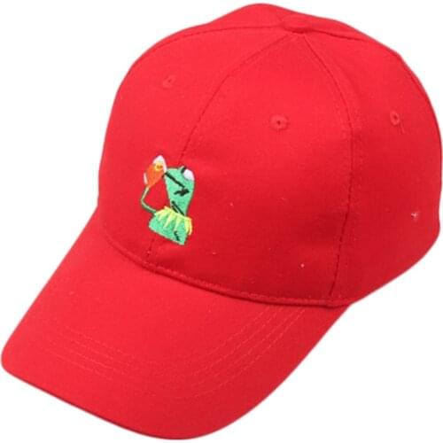 New Baseball Cap Fashion Solid Color Cartoon Frog Outdoor Sports Sun Shade Hat Adjustable Streets Hip Hop Baseball Caps TG0230