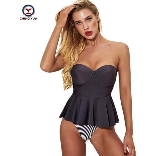 CHING YUN Swimwear With Ruffles