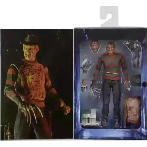 NECA Action Figure Newest Ghost Street Freddy Warrior Freddy Part III Deluxe Edition 7-Inch 18cm Toy Doll Gift