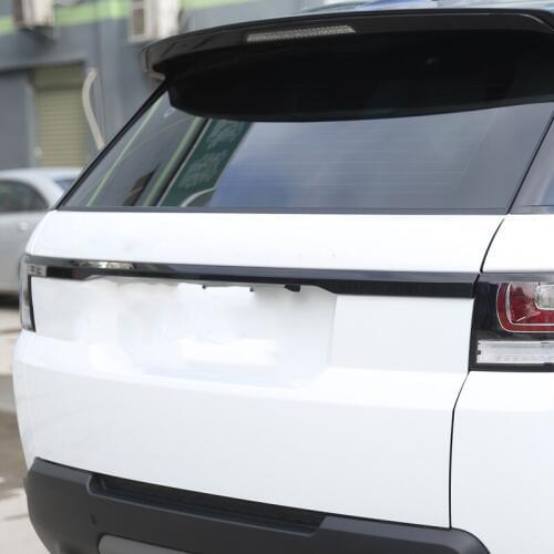 Gloss Black ABS Car Accessories Rear Trunk Lid Cover Trim RR Sport For Range Rover Sport 2014 2015 2016 2017 2018 2019