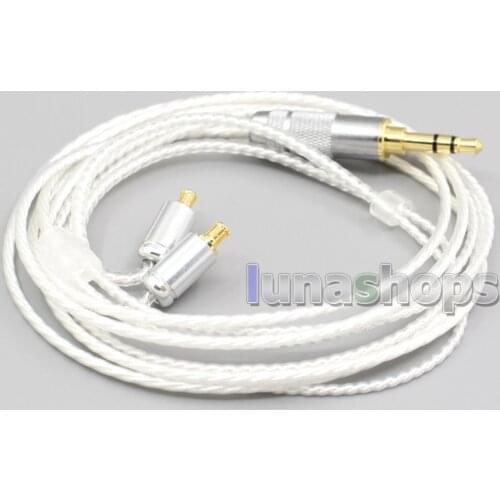 LN006652 Hi-Res Silver Plated 7N OCC Earphone Cable For Audio Technica ATH-CKR100 ATH-CKR90 CKS1100 CKR100IS CKS1100IS