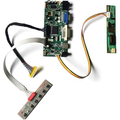 Matrix M.NT68676 monitor controller board kit 1CCFL 1600*1200 30 Pin LVDS Fit LP150U1/LP150U03/LP150U06/HSD150PU1 VGA DVI