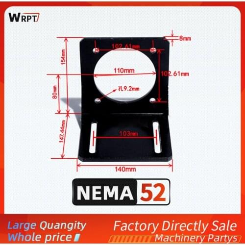 NEMA52 130 servo motor accessories L mounting bracket mounting fixed support frame 1pcs