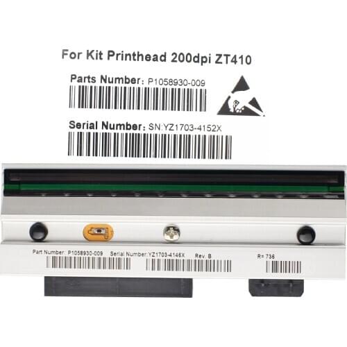 New ZT410 Printhead For Zebra ZT410 Thermal Barcode Printer 203dpi P1058930-009 Compatible