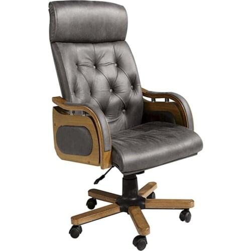 Space Office Steam Manager Chair-Anthracite Giri-Wood