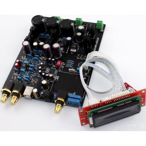 AK4495SEQ + AK4118 + AD827 DAC decoder board