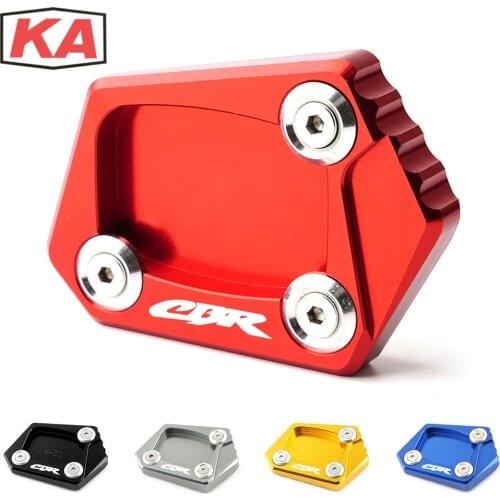 For Honda CBR 250F 250R 300R CBR500R CBR600F CBR650F CBR600RR Motorcycle Side stand Kickstand Foot Plate Pad Enlarge Extension