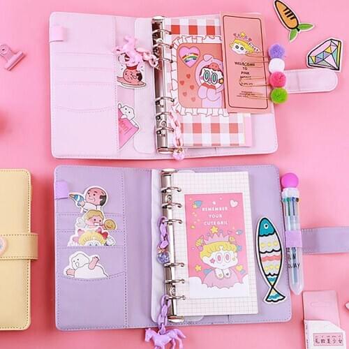 Mini Portable Faux Leather Journal Notebook Diary Planner with Combination Lock