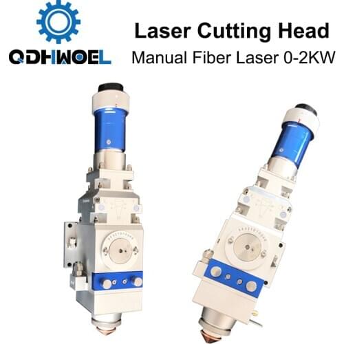QDHWOEL WSX 0-2KW Fiber Laser Cutting Head KC13 Manual Cutting Head 2000W for Metal Cutting