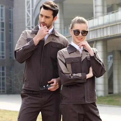 Worker clothing workwear clothes set men women workmen Factory uniform Wear-resistant Repairman Auto car workshop engineer suits