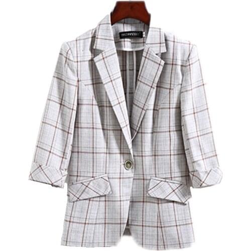 YaSuGuoJi Women's Tweed Blazers