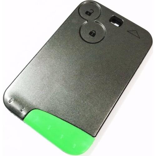 Replacement 2 Button Remote Key Card Shell Case For RENAULT Laguna Smart Card Key Remote Fob