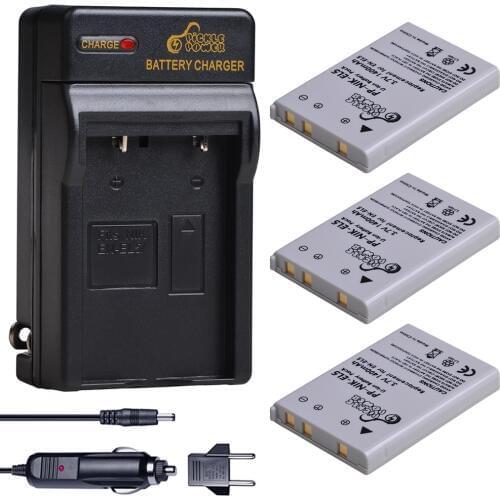 3 Pcs EN-EL5 EN EL5 ENEL5 Battery and Wall Charger for Nikon Camera Coolpix P80 P90 P100 P500 P510 P520 camera accessories