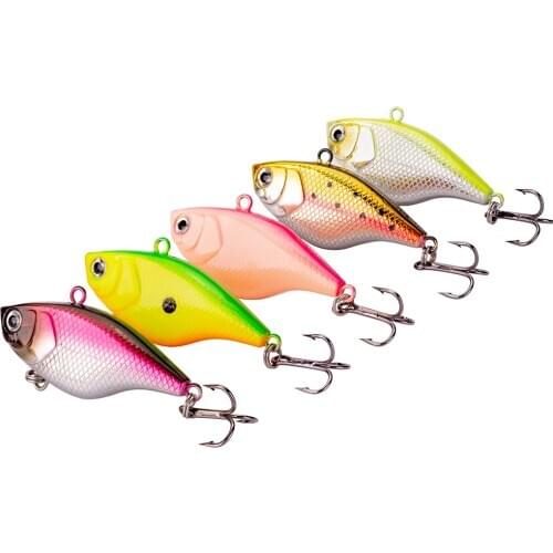 1PCS 4Cm 4.8G Crankbait Wobbler Sinking Fishing Crankbaits Vib Hard Lure Mini Actions Wobblers Fishing Tackle
