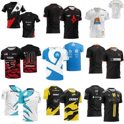 2021 Esports Pro Player Jersey Uniform Customize Team Jerseys Custom Name ID Fans Tshirt Men Women G2 LoL T Shirt
