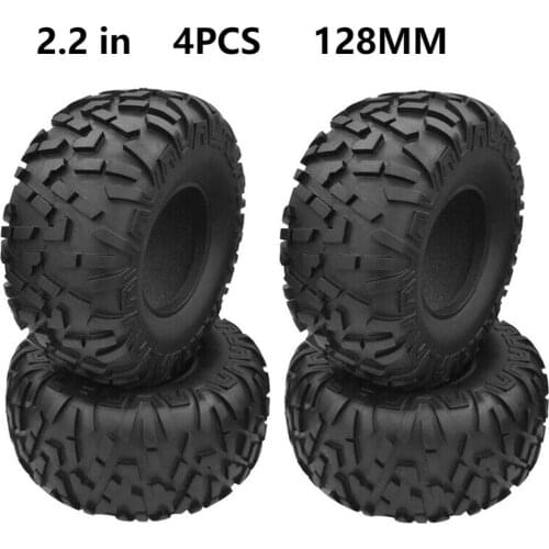 4PCS 2.2" 128mm ROCK CRAWLER TIRES SOFT TYRE FOAMS INSERT FOR AXIAL WRAITH RR10 KM2 SCX10 III Jeep Wrangler TRX-4 2.2 WHEEL
