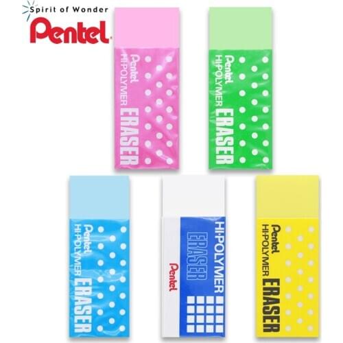 5PCS/Pentel ZEH-5 drawing and drawing eraser wipe super clean candy color
