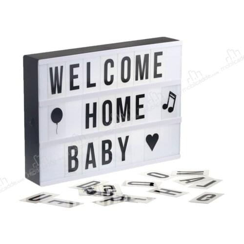 A6 Illuminated Letter Decorative Led Billboard Lightbox