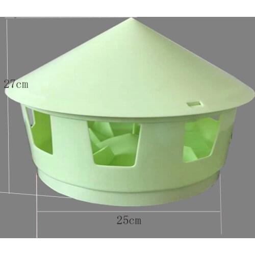 1Pcs length 19.5cm X Width 19.8cm х higth 22cm PigeonFeeder Pigeon Automatic Drinker Feeder For Birds Pets