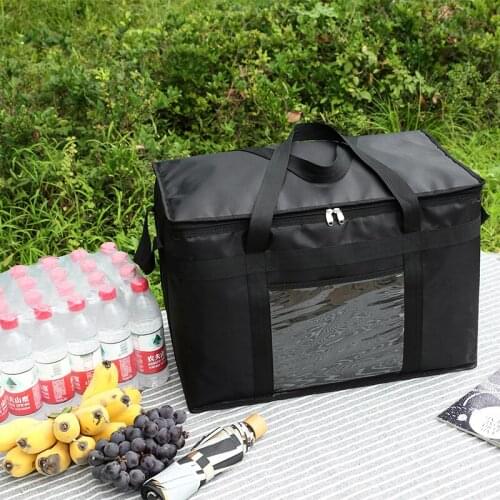 Men Large Shoulder Insulated Cooler Bag Women Thermal Lunch Bag Tote Portable Picnic Ice Pack Drink Food Beer Storage Container