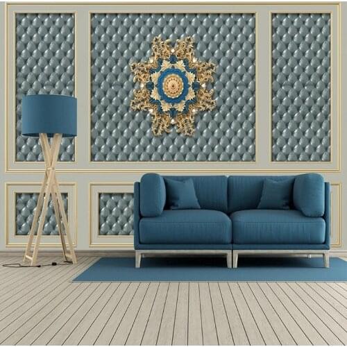 Photo Mural 3D Stereoscopic European Style Environment Friendly Home Interior Decoration Wall Paper Living Room Bedroom Supplies