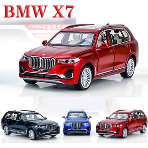 Car Model 1/24 BMW X7 Alloy Car Toys Diecast Cars Models SUV BMW X7 Pull Back Car For Children Gifts Collectibles