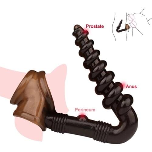 Male G Spot Reusable Cock Ring Delay Ejaculation No Vibrators Adults Sex Toys For Men Chastity Strap On Penis Anal Sex Products