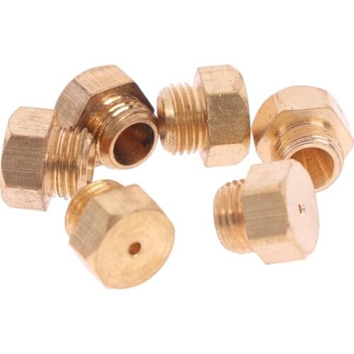 10PCS M5*0.75 LPG/NG Gas Water Heater Nozzle Jet 0.7mm 1.0mm