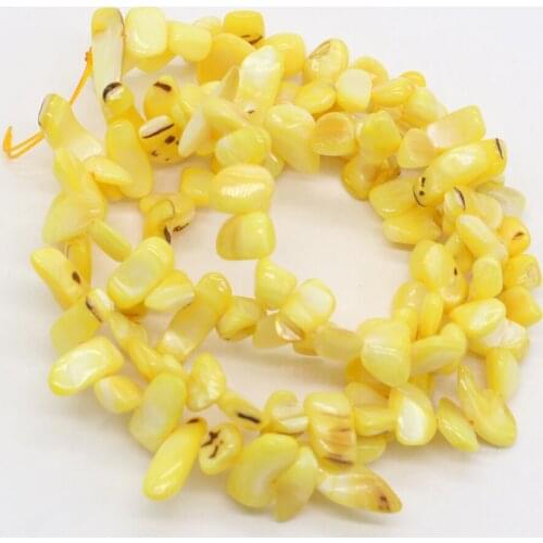 Natural Shell Irregular Rectangular Beads Use For Make Exquisite Ladies' Jewelry Bracelets 8x15-10x20 Mm Length 80 Cm