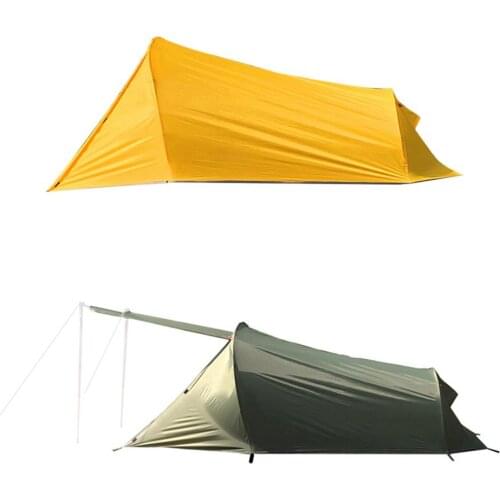 Outdoor Camping Tent Double Durable Waterproof Light Tent Lightweight Camping Shelter Canopy Rainfly For Hiking Travel