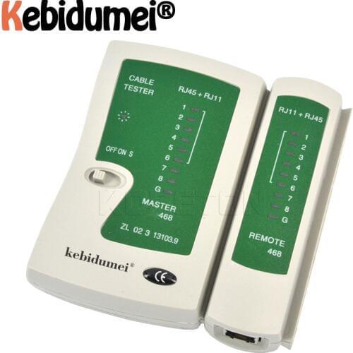 Latest Professional Network Cable Tester RJ45 RJ11 RJ12 CAT5 UTP LAN Cable Tester Detector Remote Test Tools Networking