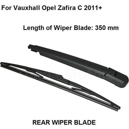 Rear Wiper Blade For Vauxhall Opel Zafira C 2011+ Rear Windshield Window Wiper Arm + Blade Set Complete New