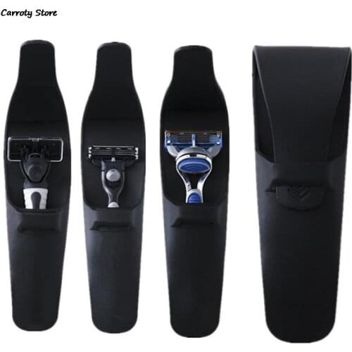 1pc Silicone Razor Cover Manual Shaver Protector Shave Storage Case Travel Trip Portable Prevent Scratch Tools