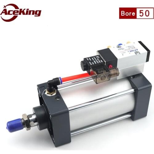 SCF standard cylinder with valve SCF50X25X50X100X150X200X500X1000 solenoid valve integrated cylinder - with magnetic plus 5