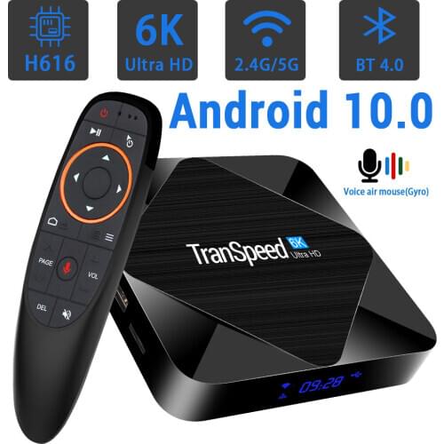 2021 New Fashion Android 10.0 TV Box bluetooth 2.4G&5.8G Wifi 6K 3D Youtube 1080P 4K Android TV Set Top Box 4GB 64GB 32G