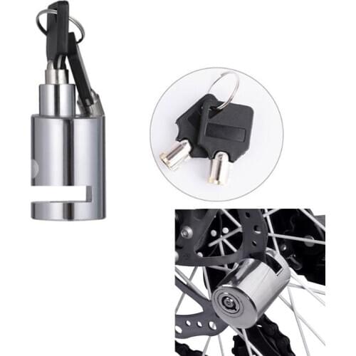 Bicycle Disc Brake Lock Anti-Theft Lock Waterproof Motorbike Bike Safety Anti-theft Wheel Security Lock With Two Keys