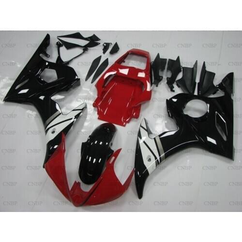 YZF R6 2003 - 2005 Full Body Kits YZFR6 03 04 Fairings for YAMAHA YZFR6 03 04 Black Red White Full Body Kits