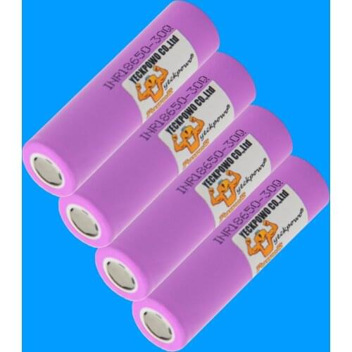 Russian Warehouse Fast Delivery INR18650 30Q battery lithium batteries li-ion 30A 10C 3000mah 3.7V / 18650 battery charger