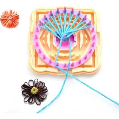 1 set Knitting Loom Flower Daisy Pattern Maker wool crochet flower Tool Kit Needlework Embroidery Sewing