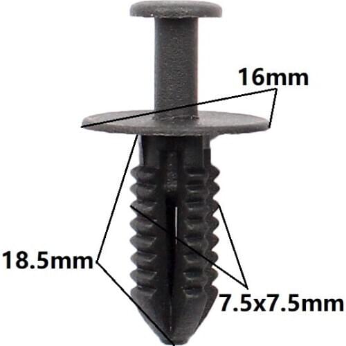 Fastener Push Type Fender Liner Plastic Retainer Rivet For BMW Trim Panel Clip 124-990-04-92 For Mercedes Benz
