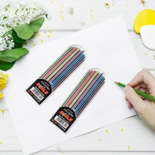 12Pcs/box 2B 2mm Length 90mm Mechanical Pencil Lead Art Sketch Drawing Color Lead School Office Supplies