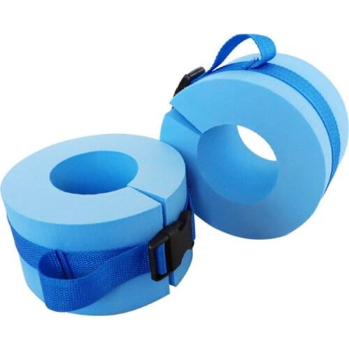 2pcs Foam Aquatic Cuffs Floating Ring Swimming Leggings Water Exercise Aerobics for Ankle Arm Wrist Fitness Training