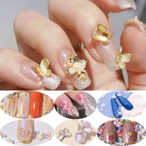New Colourful 1000pcs 3D Nail Art Decoration DIY Accesoires Design Acrylic Pentagram Love Nail Sequins-5000pcs Nail Decoration