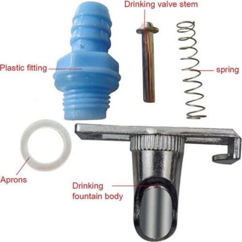 10PCS Rabbit Automatic Nipple Water Feeder For Rodents Waterer Rabbit Nipple Drinking Tools Drinkers For Rabbits Feeding Accessy