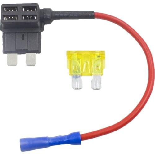 Add-a-circuit Fuse Holder Micro/Mini/Low-profile mini/Standard ATM APM Blade Tap Dual adapter Auto Car Fuse with holder