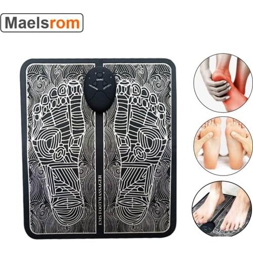 Electric EMS Massage Mat ABS Muscle Stimulator Feet TENS Massager Promoting Blood Circulation Shiatsu Therapy To Relex Muscle