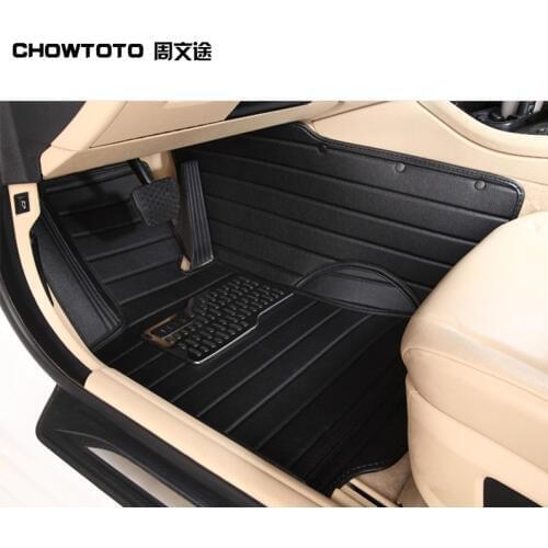 CHOWTOTO AA Carpets For Honda Accord Civic CRV City HRV Vezel Crosstour Fit Spirior Crider Durable Waterproof Leather Floor Mats
