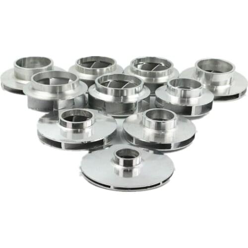 Submersible Pump Impeller, Water Pump Accessories, Cast Aluminum Impeller, Submersible Pump Aluminum Impeller, Accessories