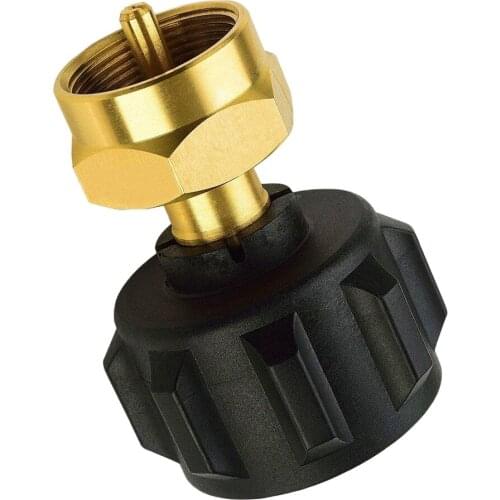 Brass QCC1/Type1 Regulator Valve Adapter Steel Propane Cylinder 1lb Adaptor