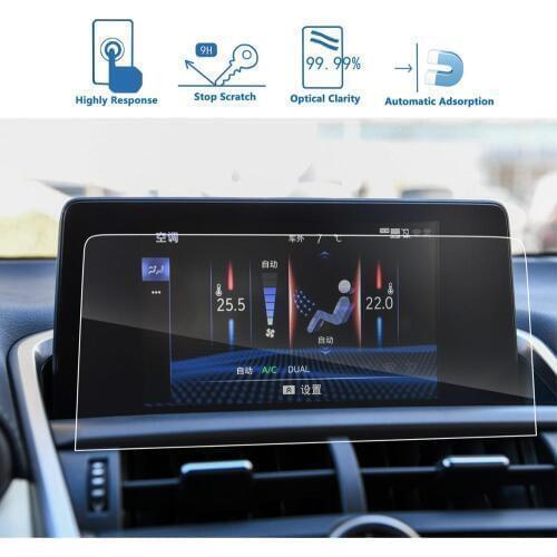 LFOTPP For NX 300 8 Inch 2018 Car Navigation Display Tempered Glass Screen Protector Film Auto Interior Protective Sticker